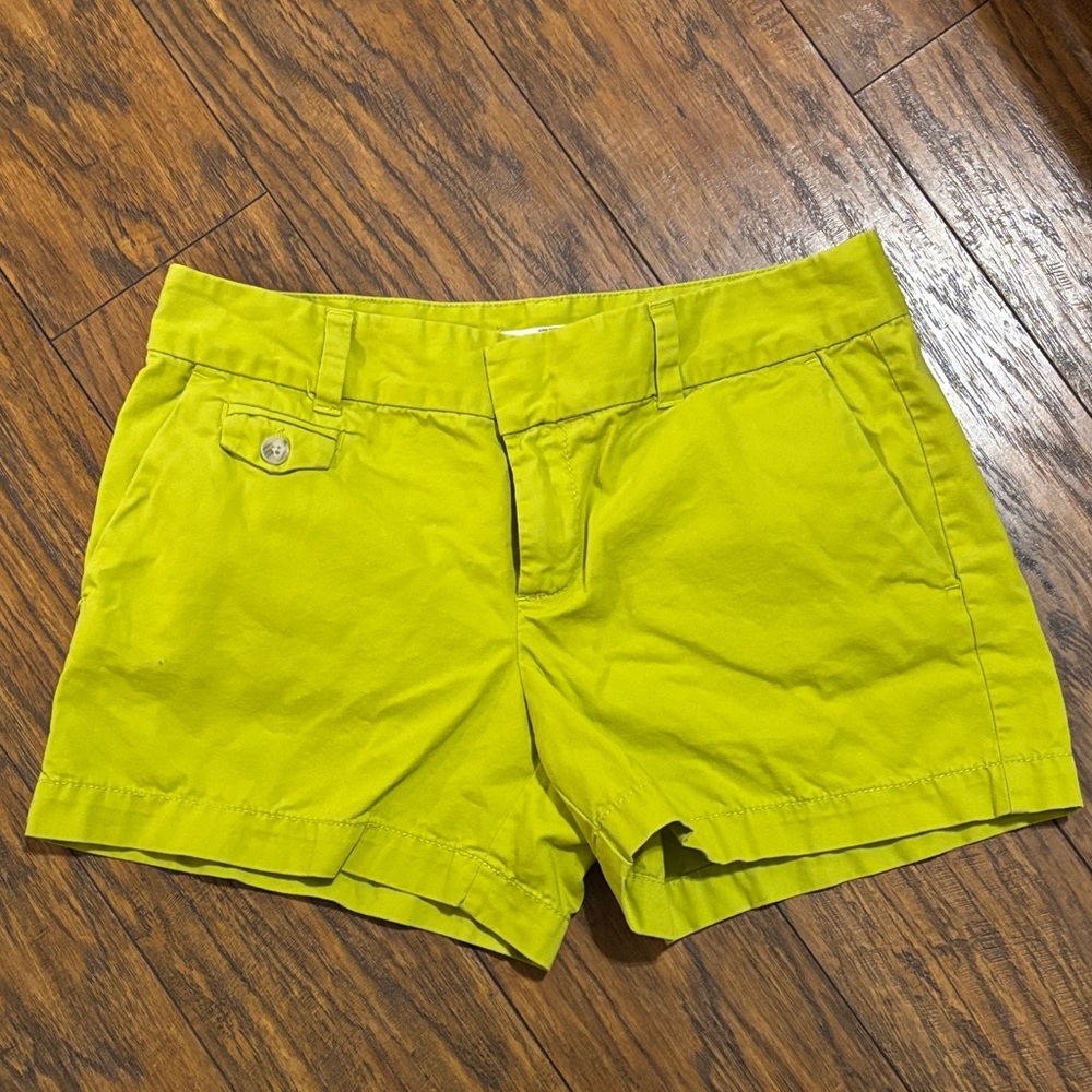 Ann Taylor Loft Lime Green Shorts